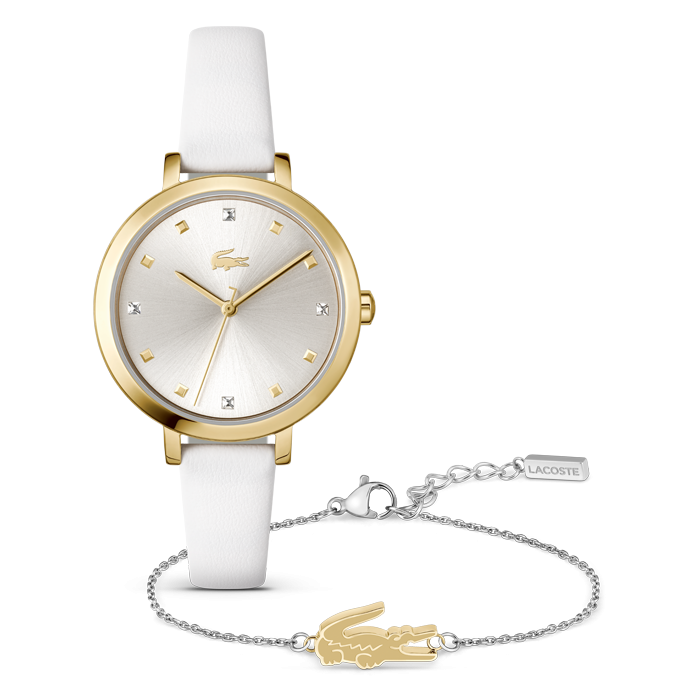 مجموعة ساعة RIGA للنساء وسوار بلونين