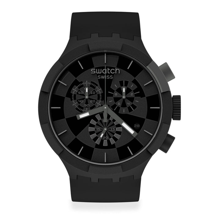 نقطة تفتيش كبيرة وجريئة سوداء