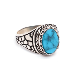 The Classic Blue Opal Ring